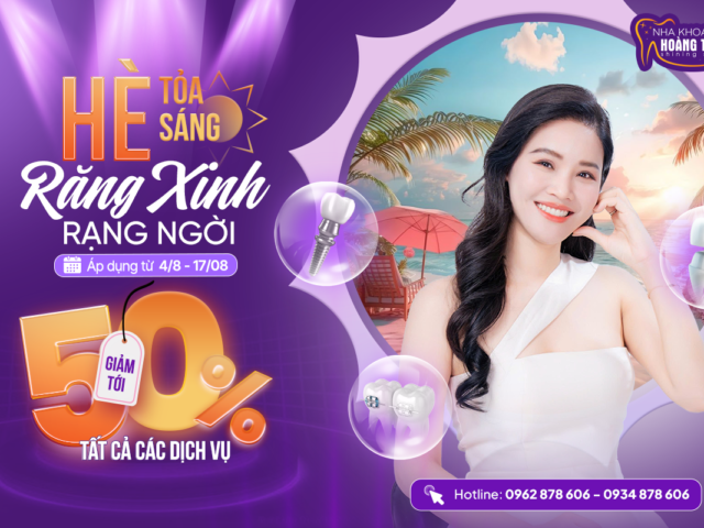 Hề toả sáng răng xinh rặng ngời